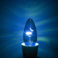 Blue Candle Light Bulb