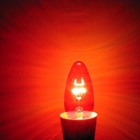 Red Light Bulb