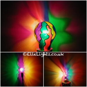 Kuma - Multicoloured Vertical Waves Regular GLS Bulb