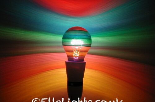 Rainbow Light Bulb ElleLights