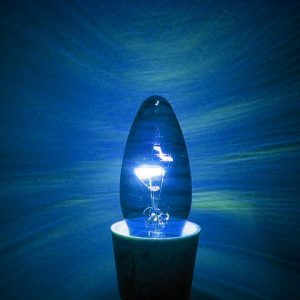 Blue Candle Light Bulb