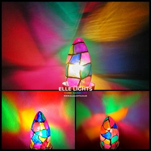 Ekklesia - Tiffany Style Multicoloured Candle Light Bulb