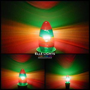 LAMPAZ – Rainbow Candle Light Bulb Product Photo