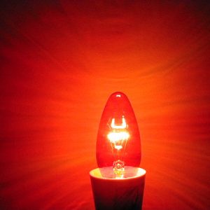 Red Light Bulb