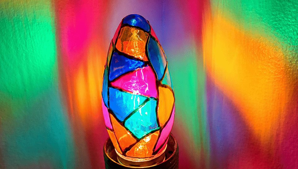 Stained Glass Light Bulbs